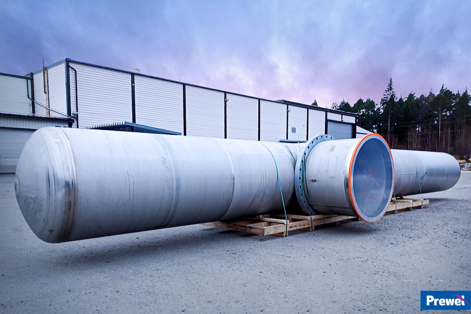 Prewel tilaustyöt putkistot custom-sized pipelines