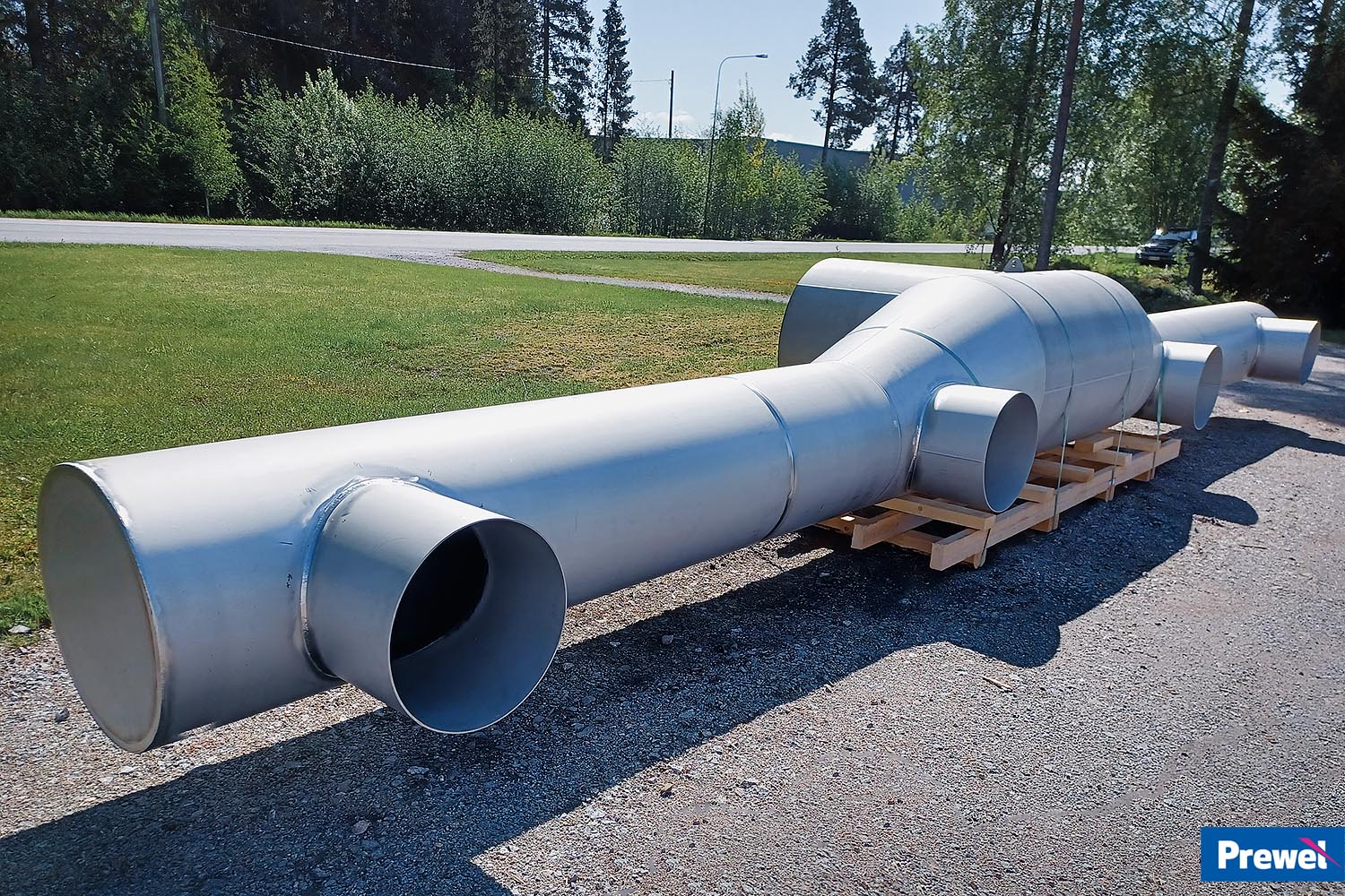 Prewel tilaustyöt putkistot custom-sized pipelines